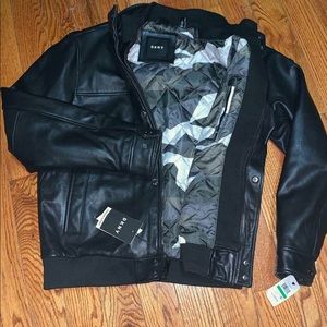 NWT DKNY Genuine Leather Jacket